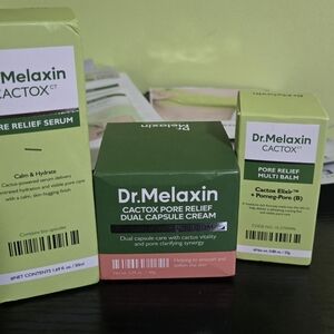 Dr.Melaxin Skincare Packaging Set - Green & Pink Accents